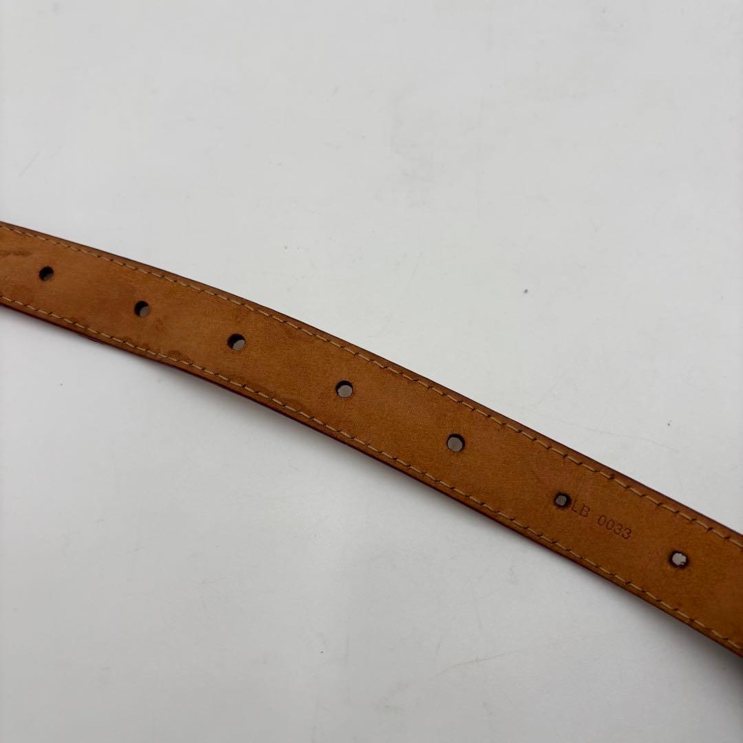 ルイヴィトン モノグラム サンチュール　レザーベルト M9273 ピンク系