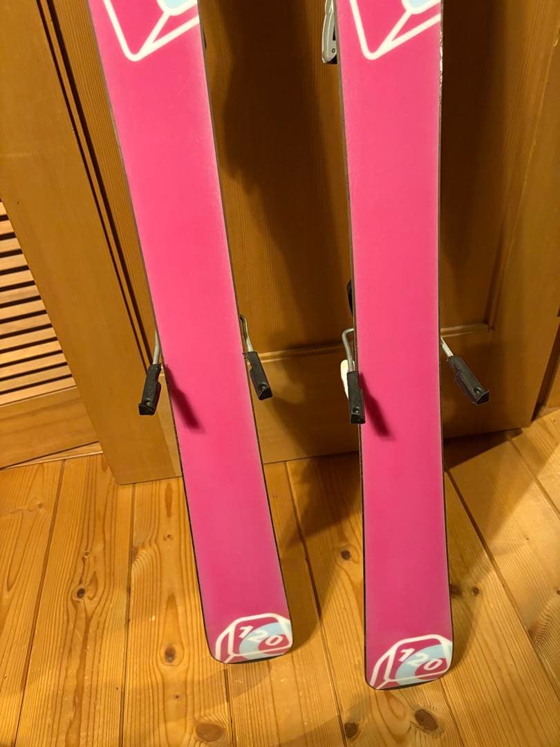 サロモンショートスキー ビンディング付き　120cm