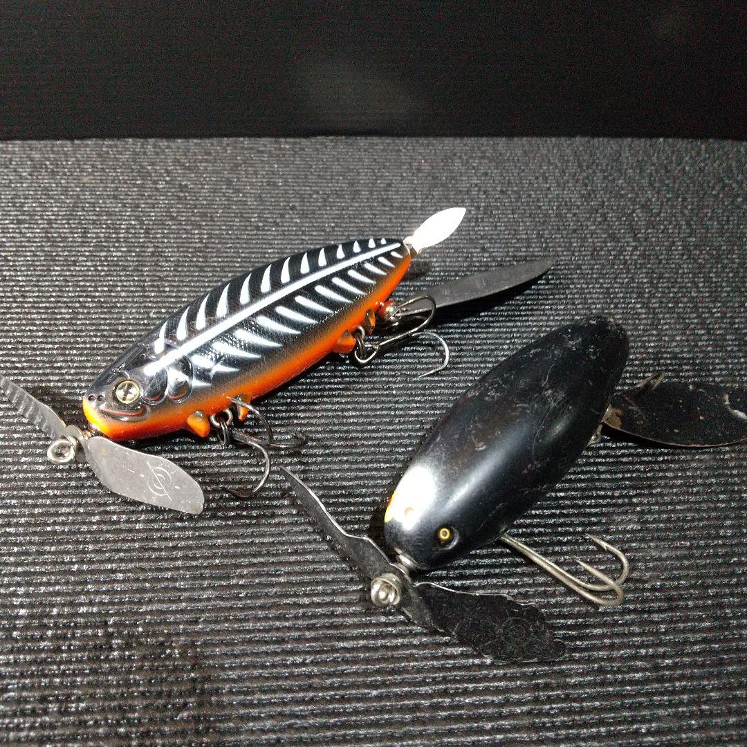 痴虫、チムシ トップウォータールアー 2個セット