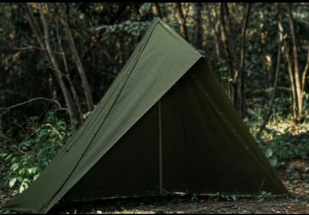 1978デッドストックポーランド軍幕サイズ3 yajin craft 前幕セット