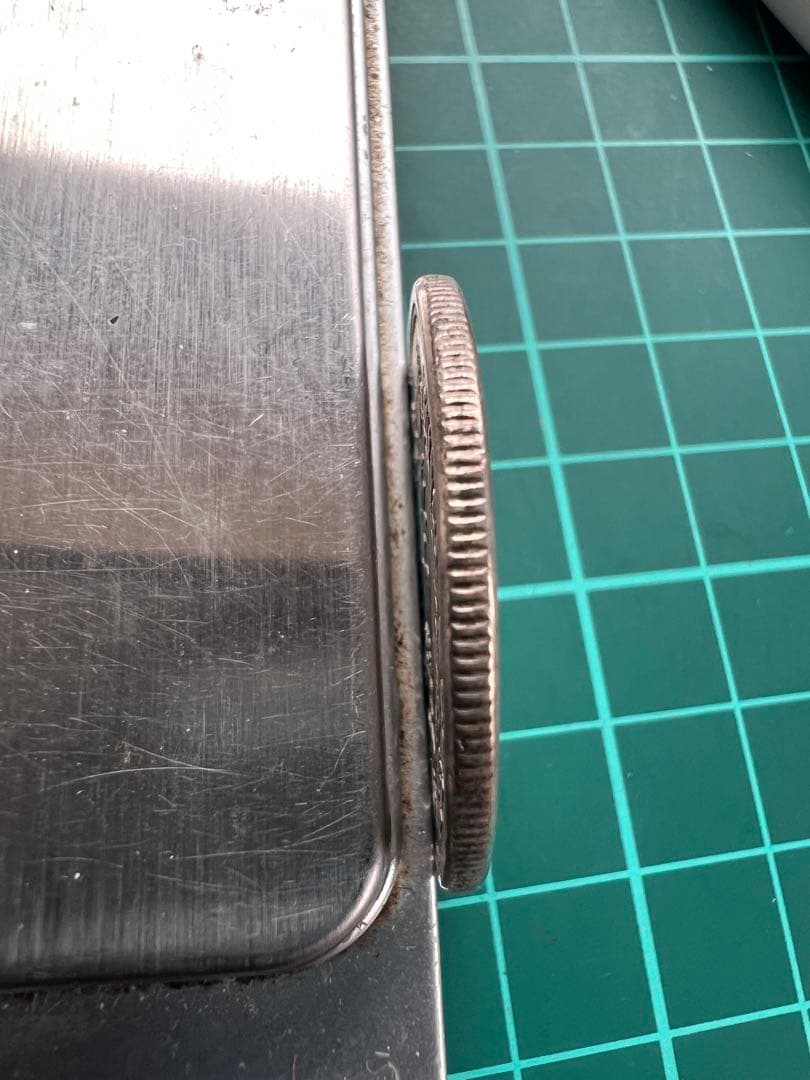 日本銀貨　参考絵銭　竜50銭銀貨 明治8年長年