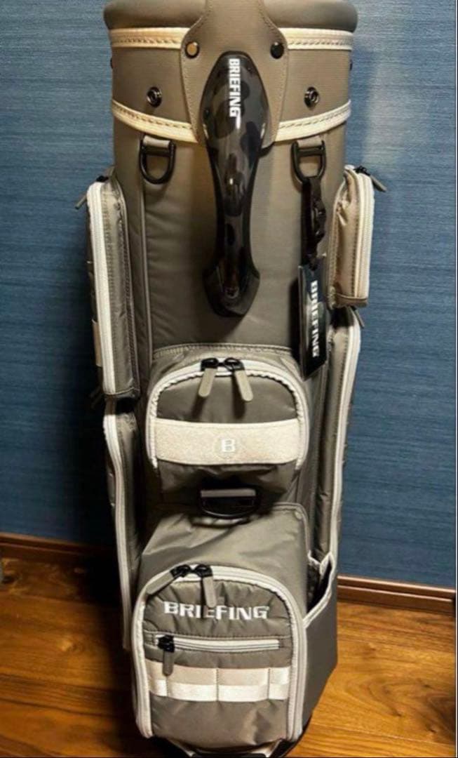 BRIEFING CSシリーズ ゴルフバッグ ライトグレー
