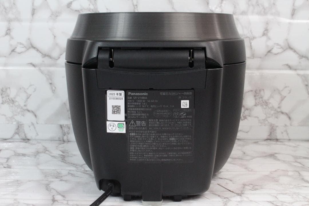 ♡Panasonic ビストロ 可変圧力IHジャー SR-V18BA-K