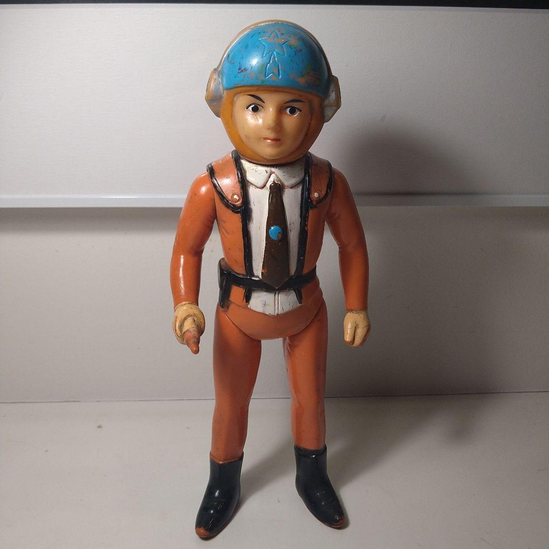 マルサン　ハヤタ隊員　当時物　ブルマァク最安値ウルトラマン怪獣ソフビ