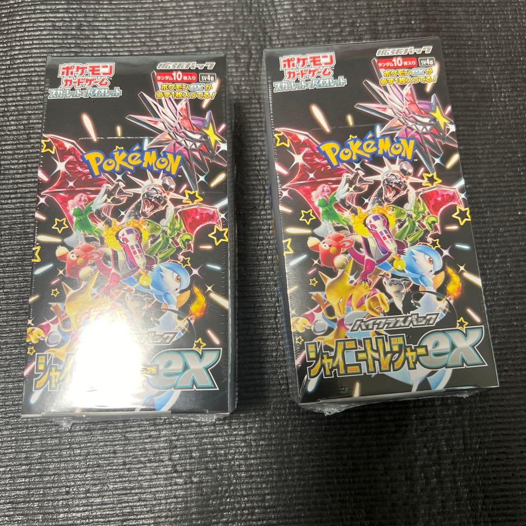 ポケカBOXまとめ売り　シャイニートレジャー　クレイバースト　メガシンフォニア