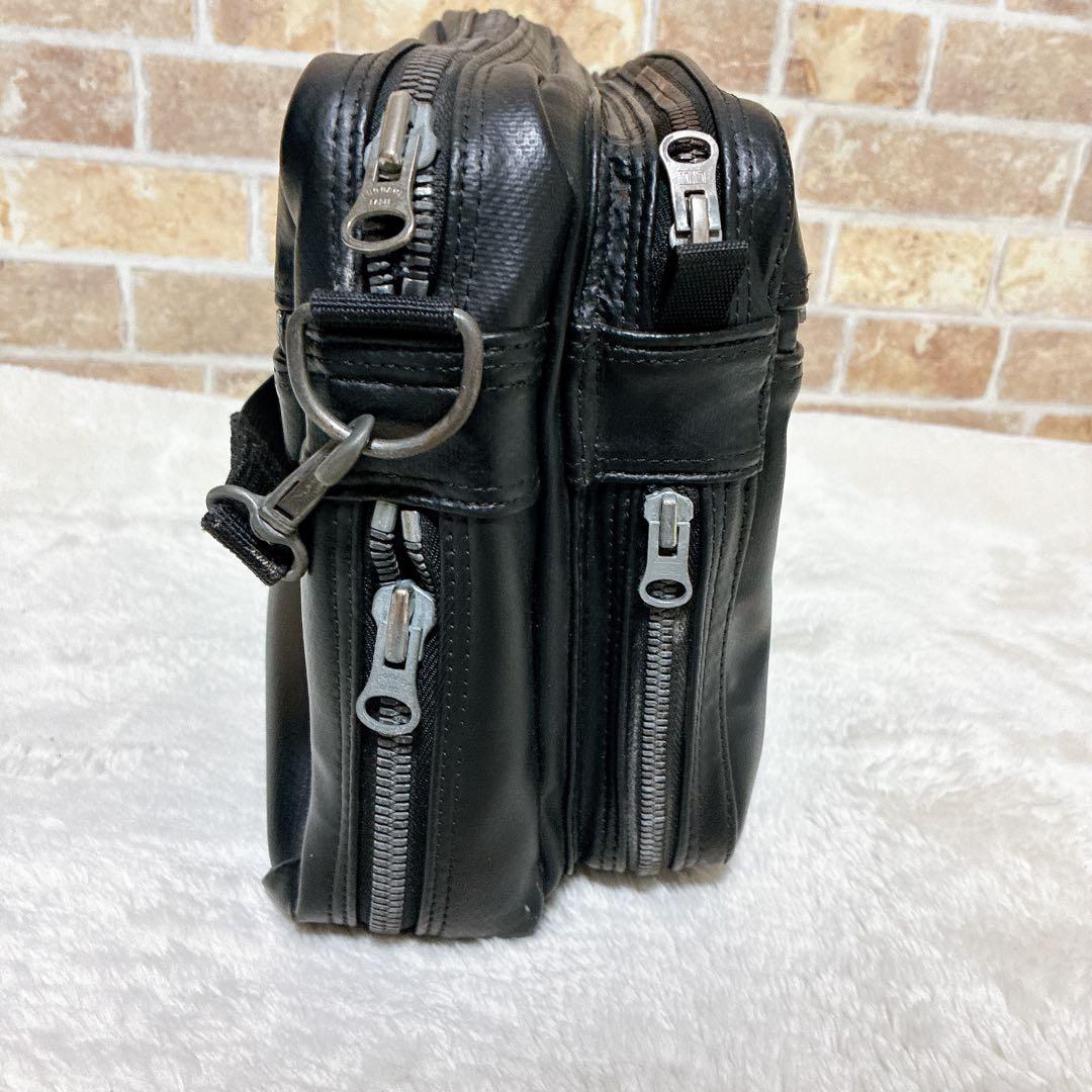 ラゲッジレーベル　LUGGAGE LABEL ニューライナー　ブラック　青バツ