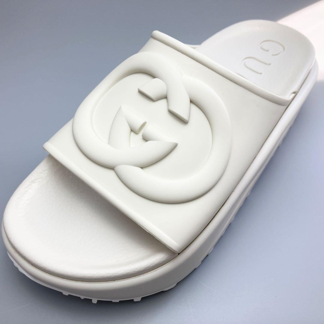 新品未使用 GUCCI グッチ サンダル 厚底 インターロッキング G 23cm