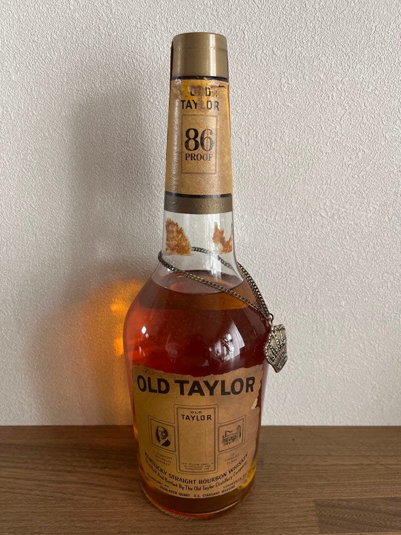 OLD TAYLOR 86 PROOF バーボン ウイスキー クラウンチャーム付