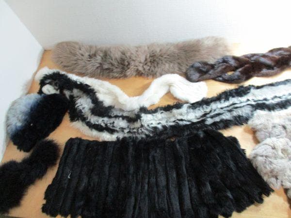 超赤字出品　サガフォックス　ファー　襟巻　大判など　1点２００円　４８点セット