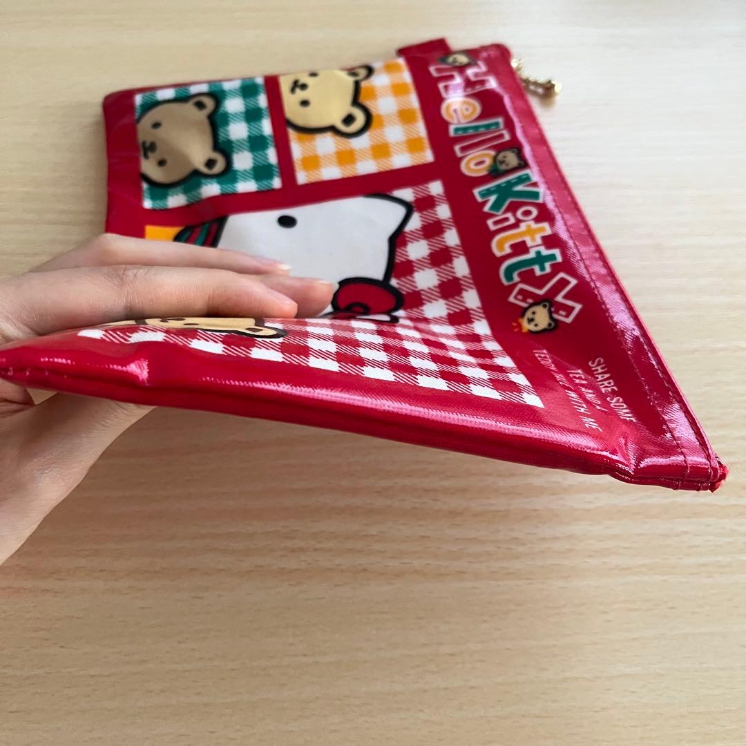【超激レア！】平成レトロ！1997年 ハローキティ ポーチ　ケース　赤