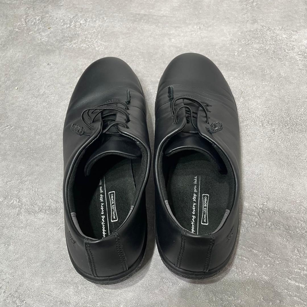 アキレス ソルボ C531 ブラック　24.5cm EEE 健康 本革 牛革