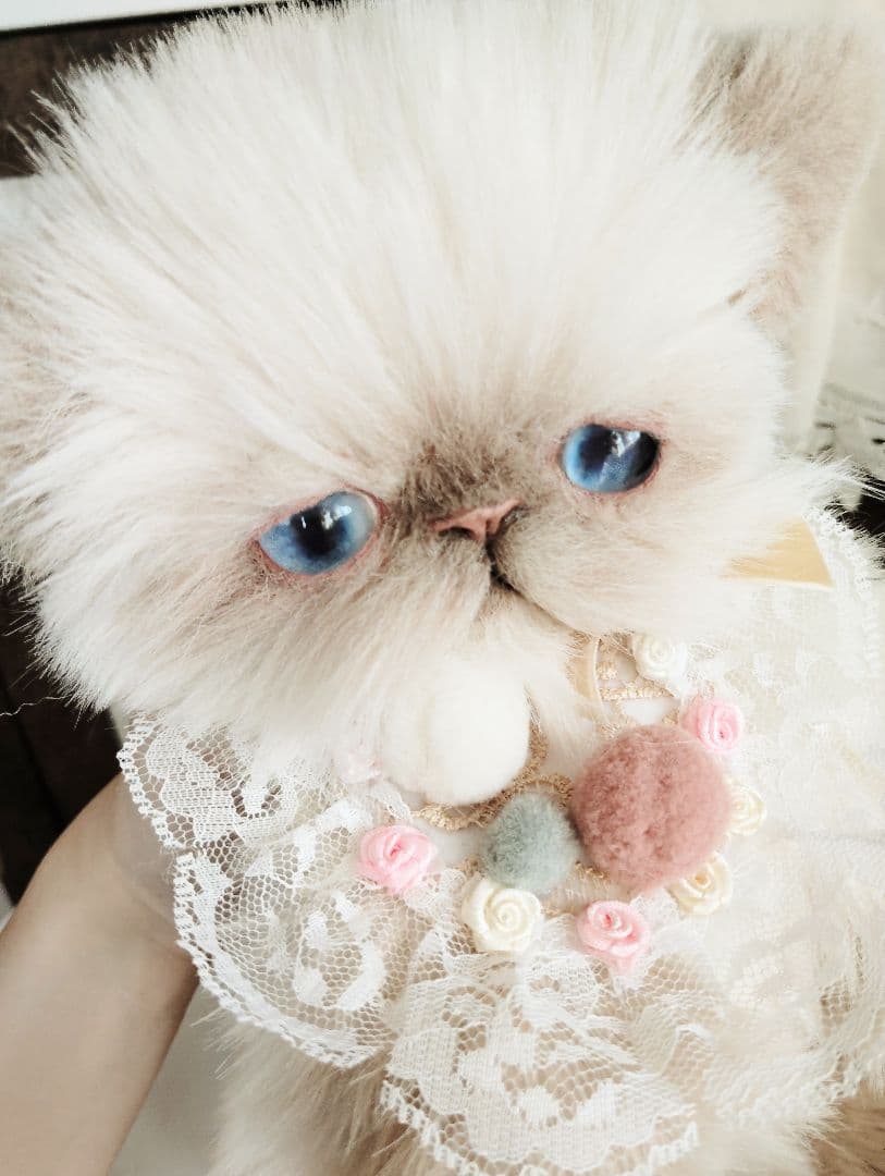 おふぅちゃんオーダー❤ライラックポイント♡子猫ちゃん♡アートドール♡ぬいぐるみ♡