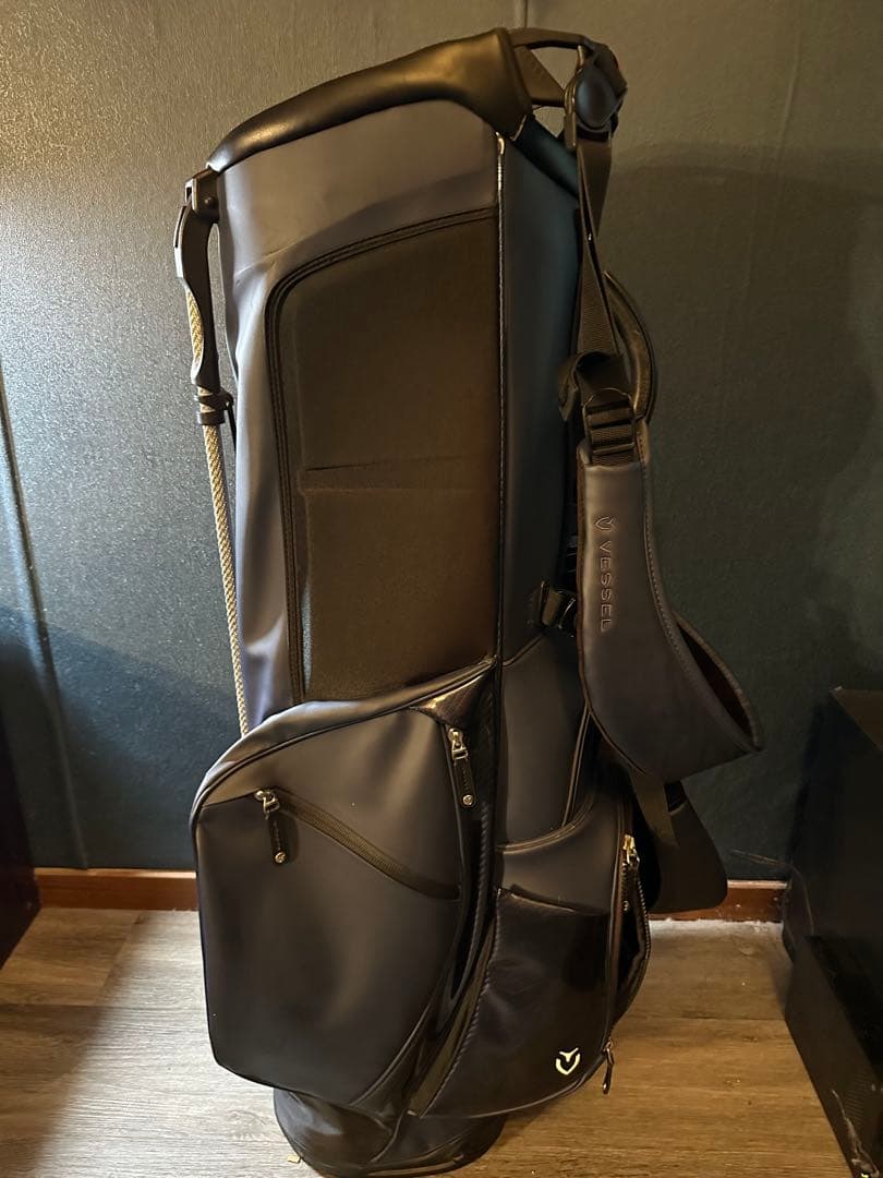 Vessel ネイビー　スタンド式キャディバッグ