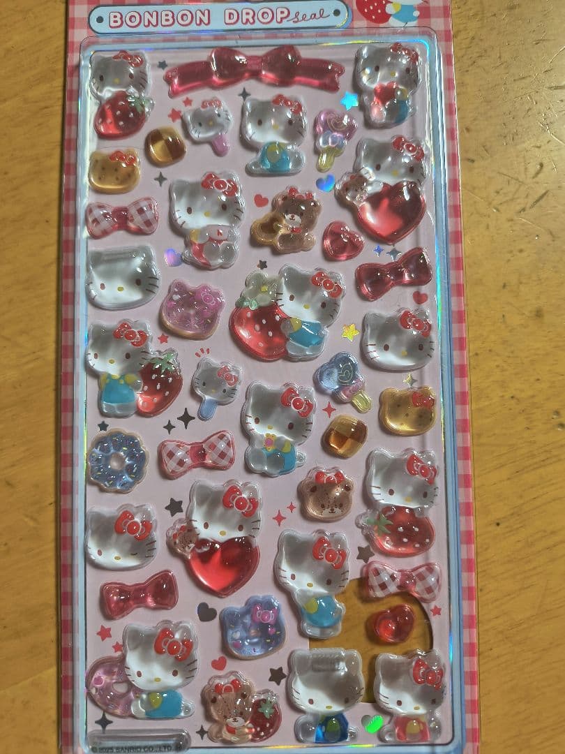サンリオ　Sanrio　ボンボンドロップシール　6枚セット　第2弾