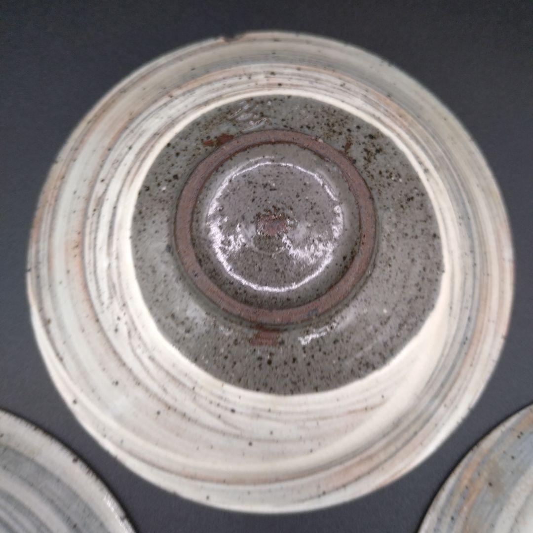 唐津刷毛目皿 和食器 骨董 c 茶道具 抹茶 和食器 茶の湯 骨董　5枚セット