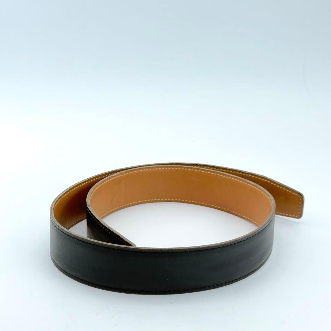 エルメス　コンスタンス　ベルトのみ　ブラック　リバーシブル　レディース　レザー