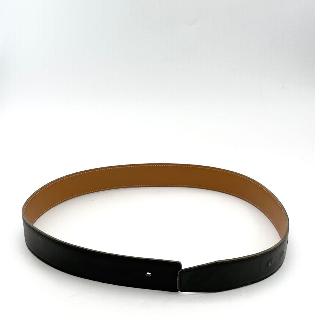 エルメス　コンスタンス　ベルトのみ　ブラック　リバーシブル　レディース　レザー
