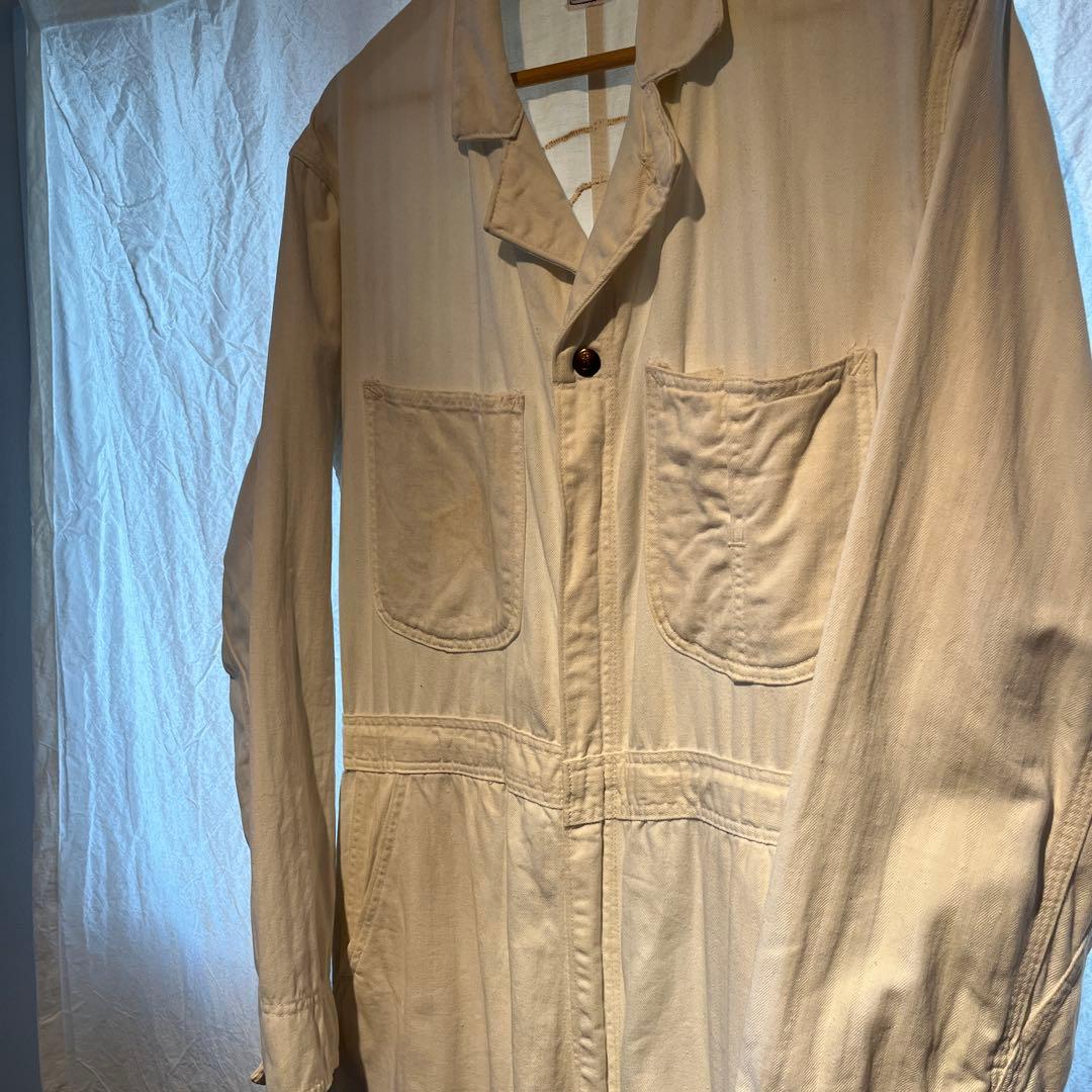 W*S様 Lee 50s ナンバー刺繍 生成り ヘリンボーン オールインワン