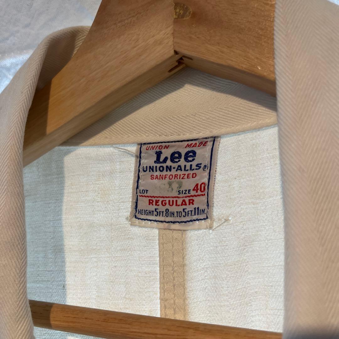 W*S様 Lee 50s ナンバー刺繍 生成り ヘリンボーン オールインワン