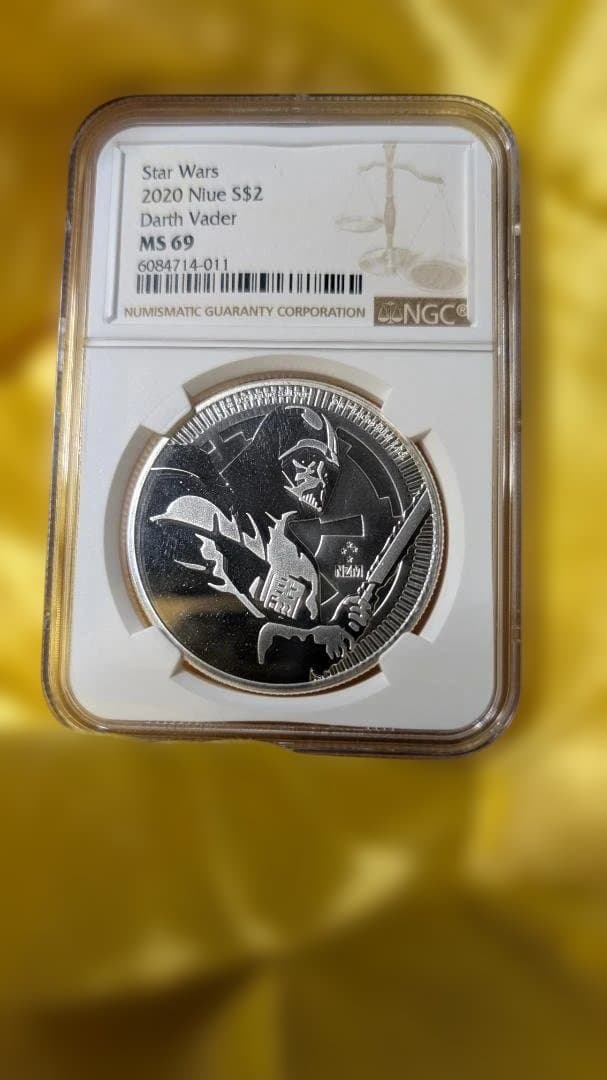 スターウォーズ・ダースベイダー銀貨１オンス2020年製　NGC