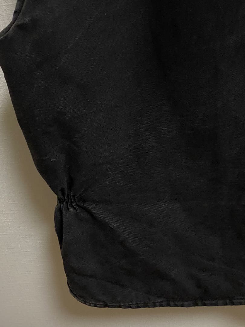 USA製　90s カーハート Carhartt ダックベスト BLK ブラック