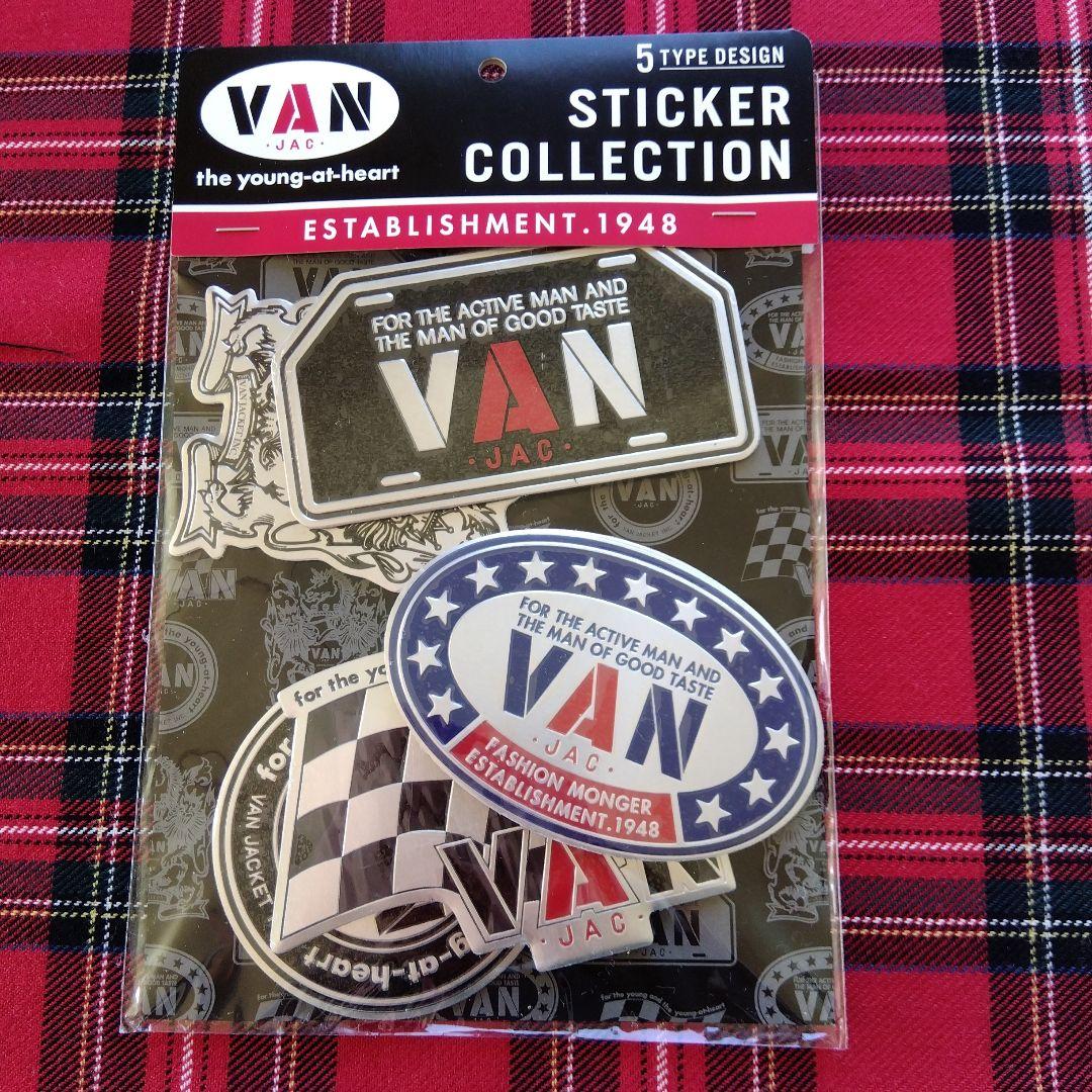 VAN JAC アルミステッカー 5種セット