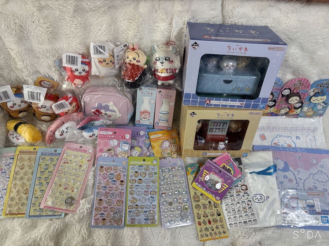 ちいかわ　まとめ売り　ボンボンドロップシール　正規品　おはじきシール　マスコット