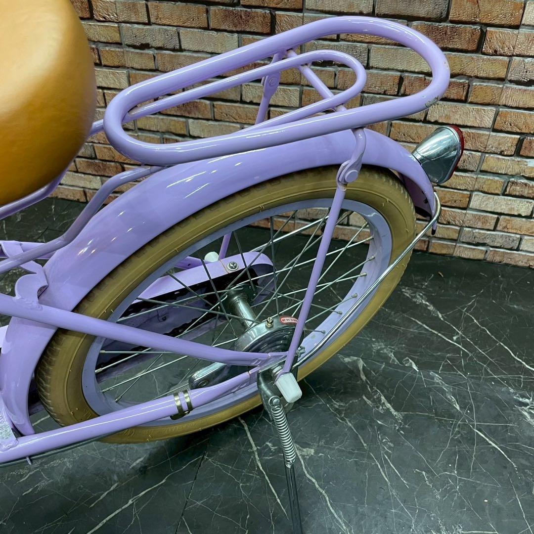 【75】子供用自転車 子供車 precieux パープル 18インチ シングル