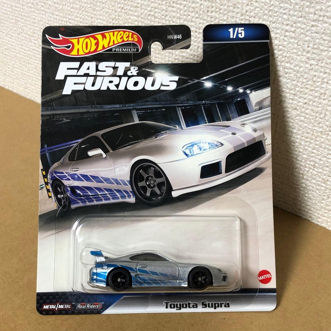 5台セット　ホットウィール　ワイルドスピード　TOYOTA SUPRA