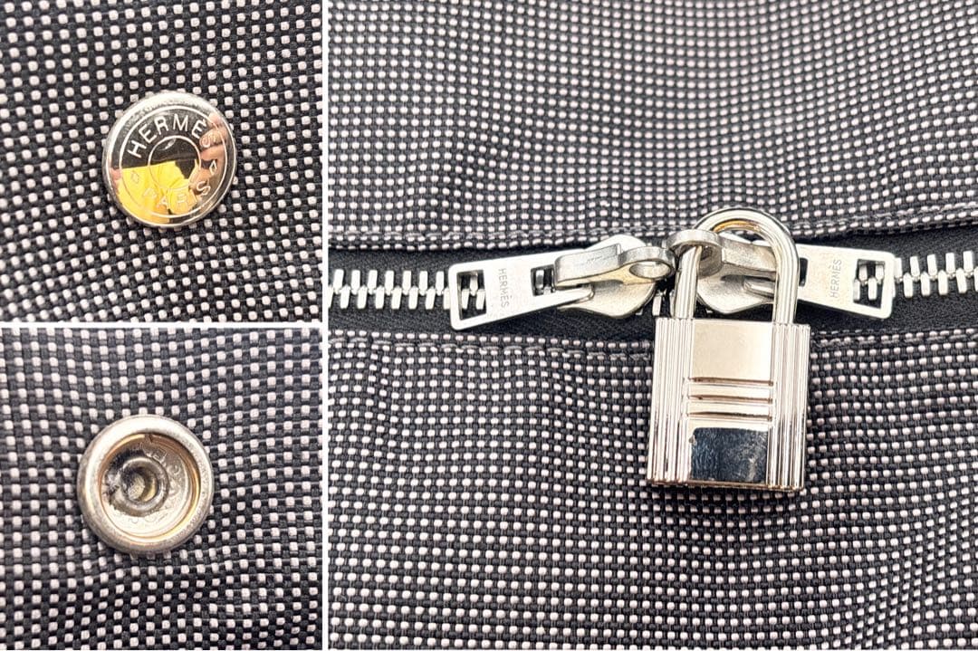 エルメス エールライン TGM ボストンバッグ 旅行カバン トートバッグ