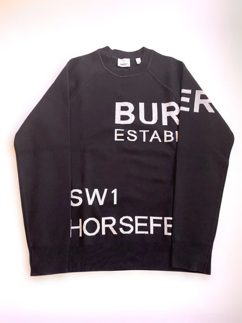 BURBERRY ホースフェリー クルーネックニット XS