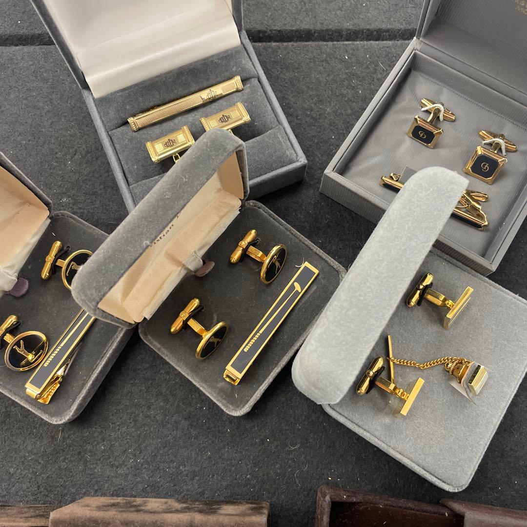 Christian Dior カフスタイピンまとめセット　全9箱