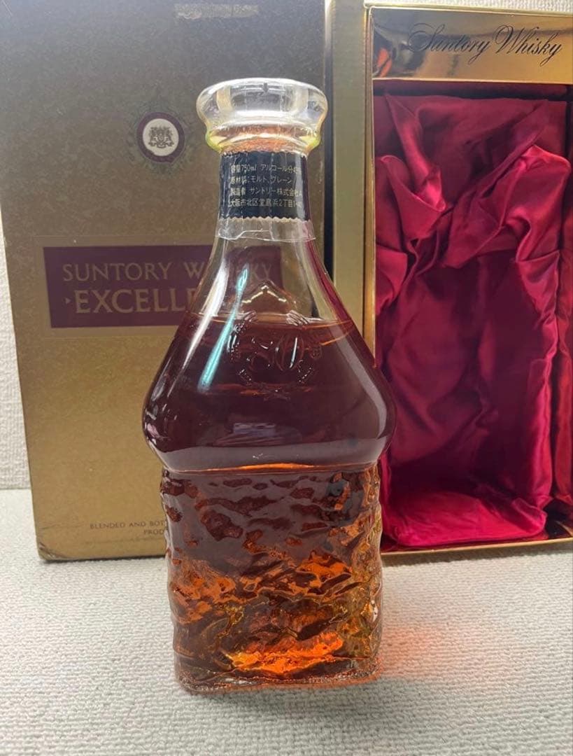 サントリーエクセレンス　2003年80周年記念ボトル　未開封750ml 箱おまけ