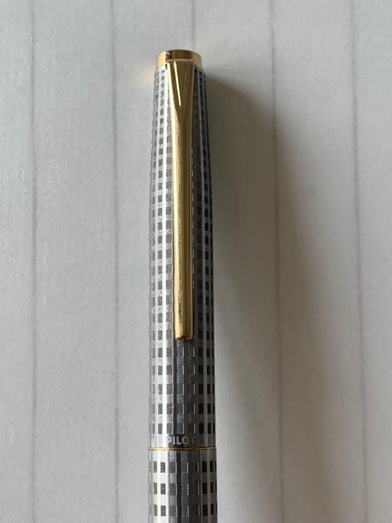 希少品 パイロット ダブルレイヤー蝕刻 18Kニブ 万年筆