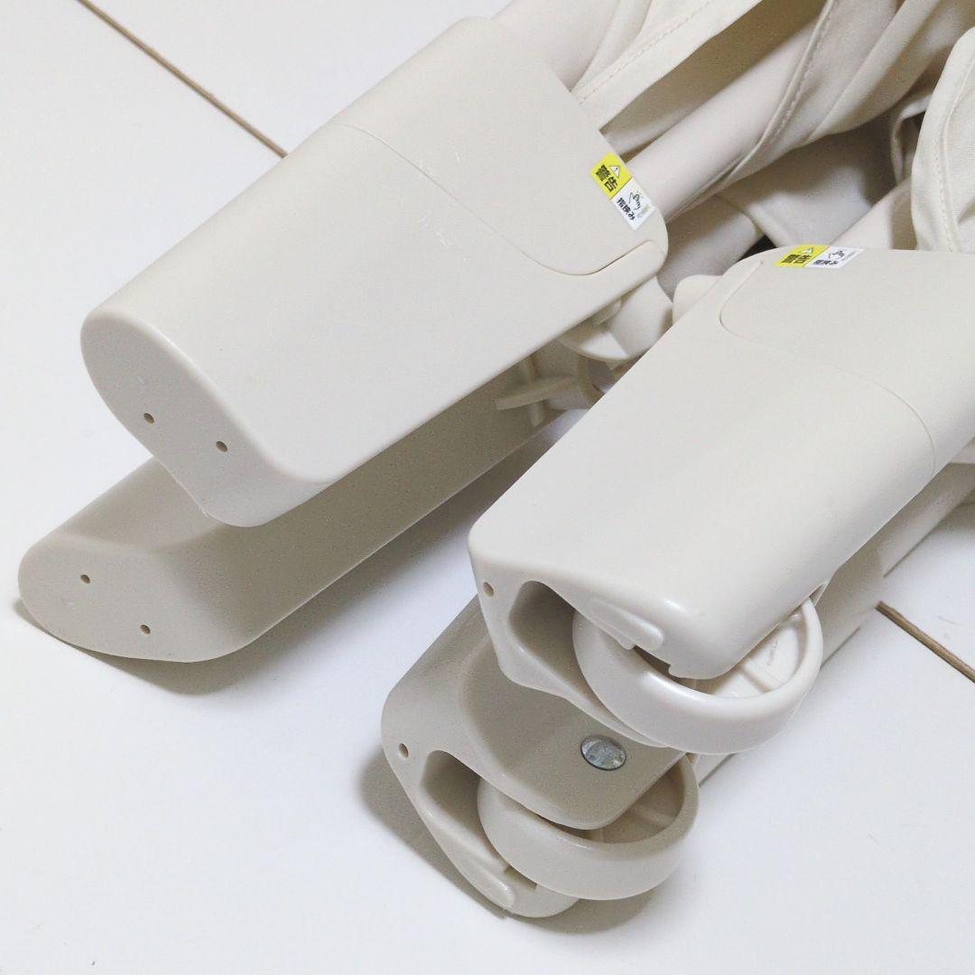 【良品】Aprica ココネルエアープラスAB ベビーベットホワイトベージュ