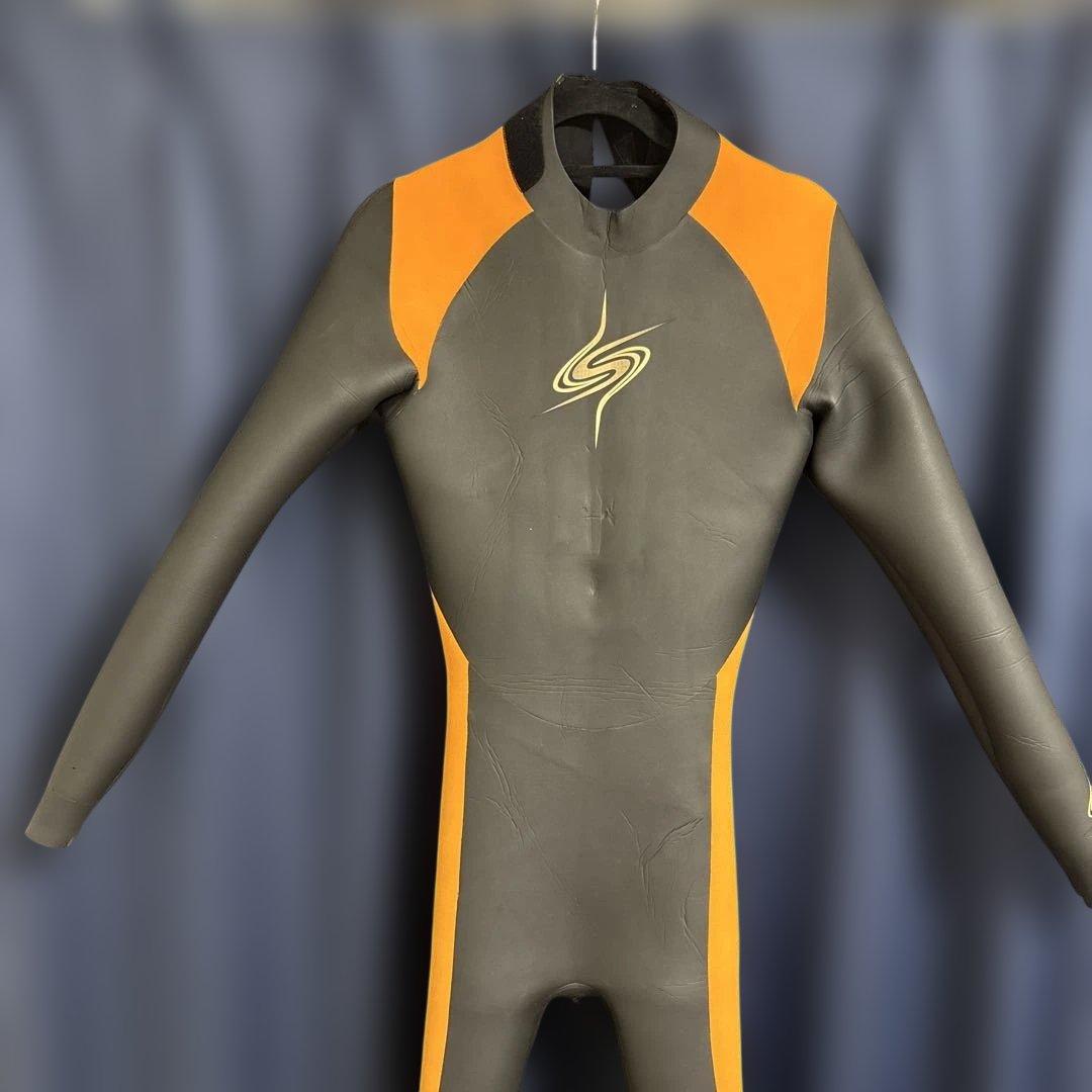 Sunfan ウェットスーツ 黒・オレンジ