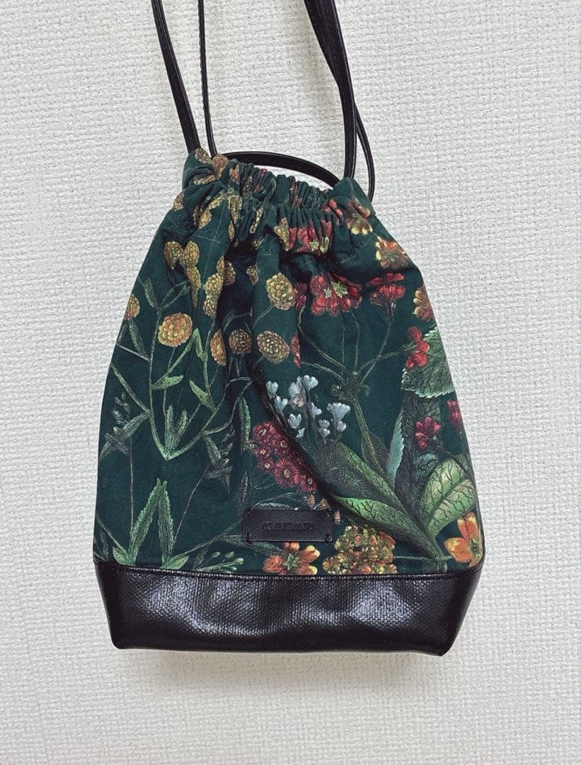極美品✨完売品CABaNパレルモプリント ドローストリングバッグ