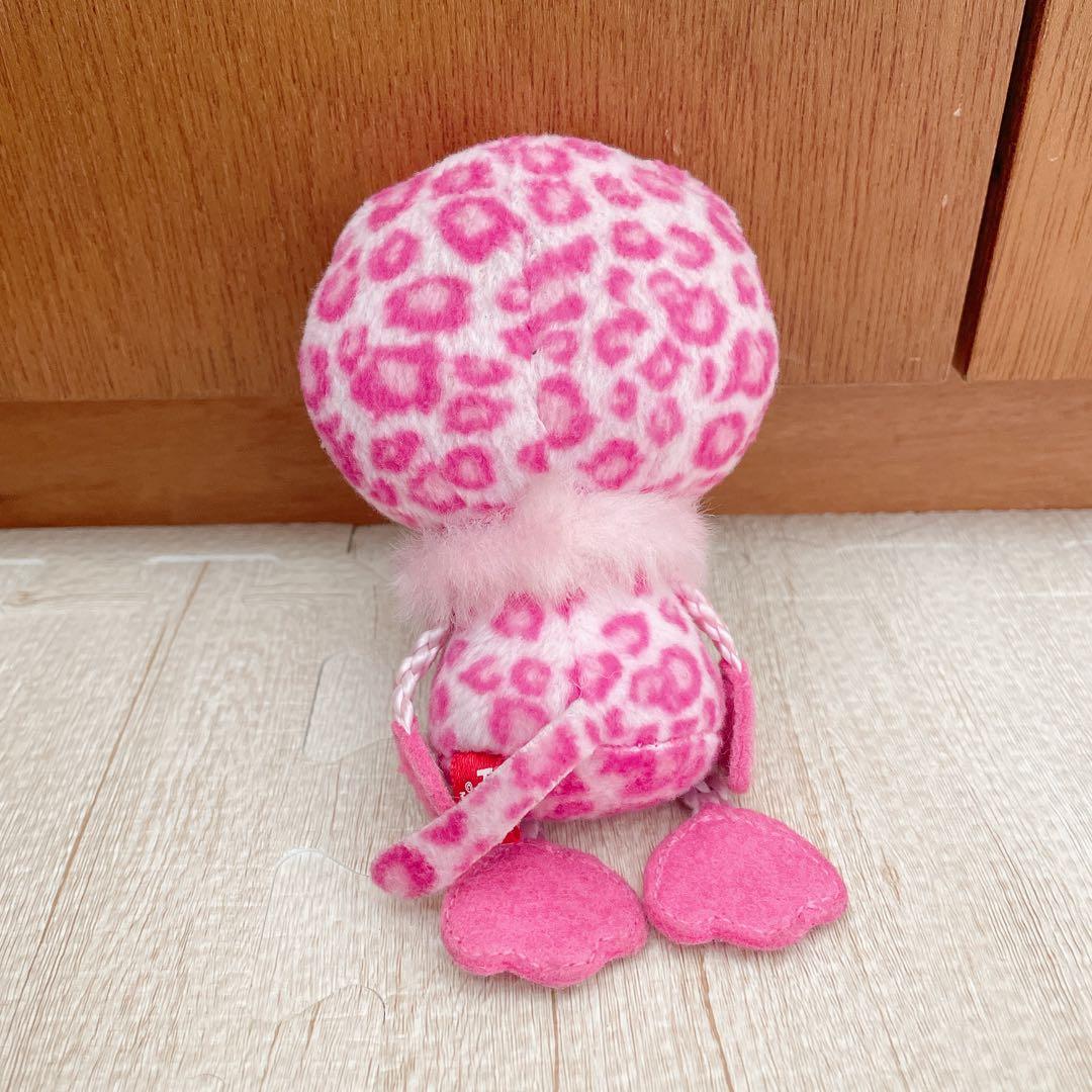 ハローキティ ヒョウ柄 マスコット ピンク 2008年 ぬいぐるみ