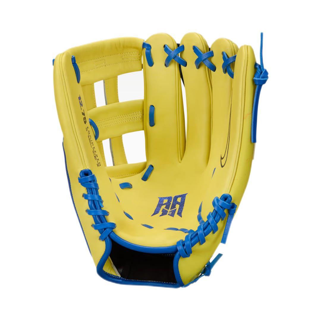 硬式グローブ ロナルド アクーニャ モデル イエロー ブルー ヴェイパーエリート