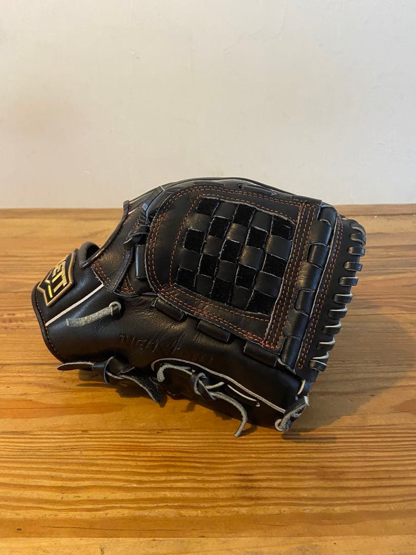 ZETT 軟式グローブ 黒 ネオステイタス　源田モデル　一般用