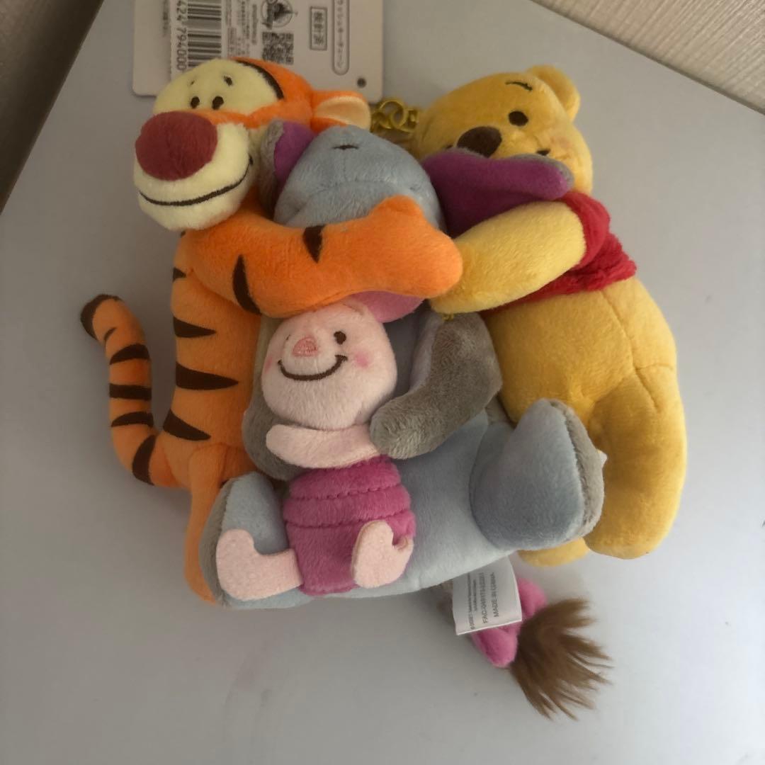 ディズニー　プーさん＆フレンズ　HUG ぬいぐるみ キーチェーン キーホルダー