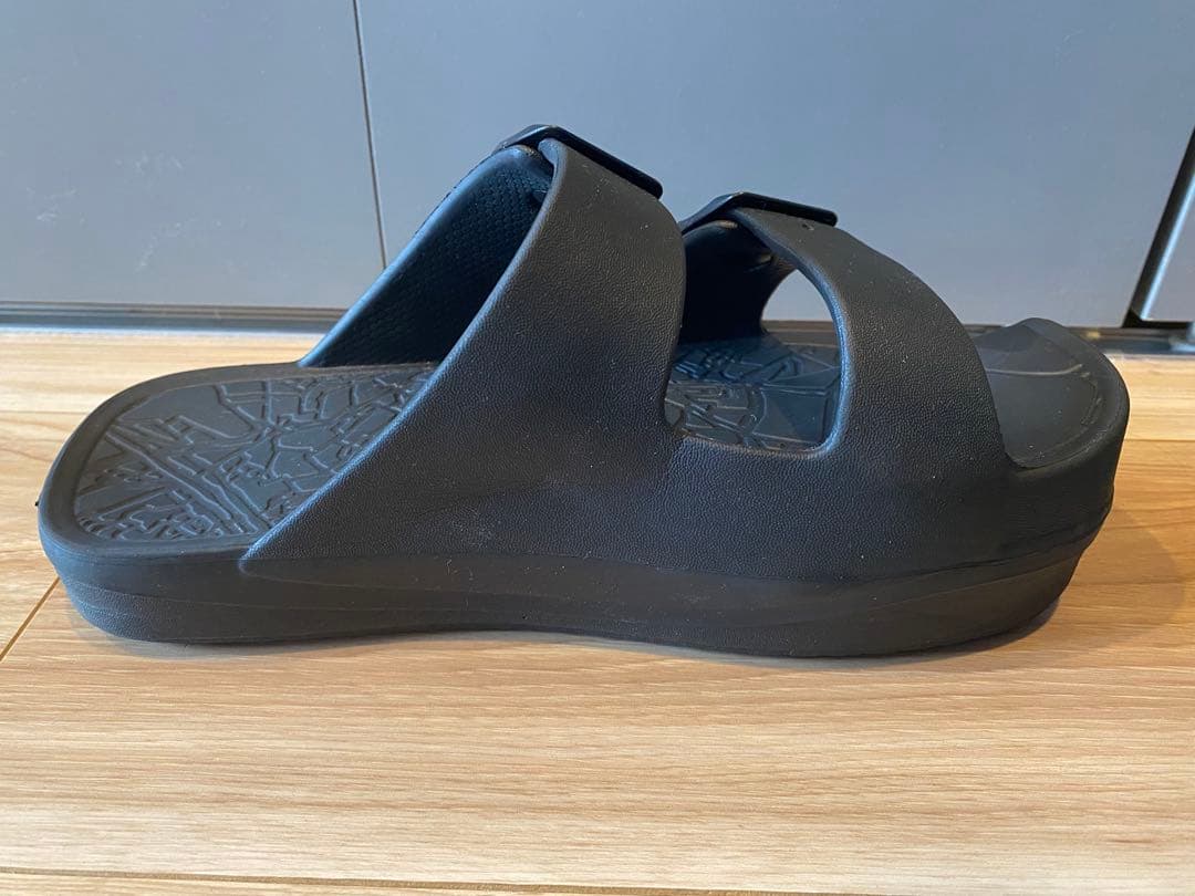 ラクバキ　イージーサンダル　ラップ　ブラック　S