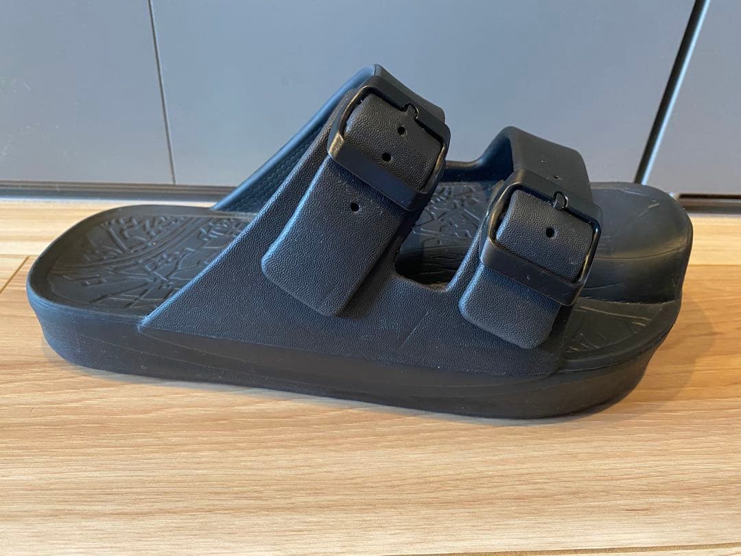 ラクバキ　イージーサンダル　ラップ　ブラック　S