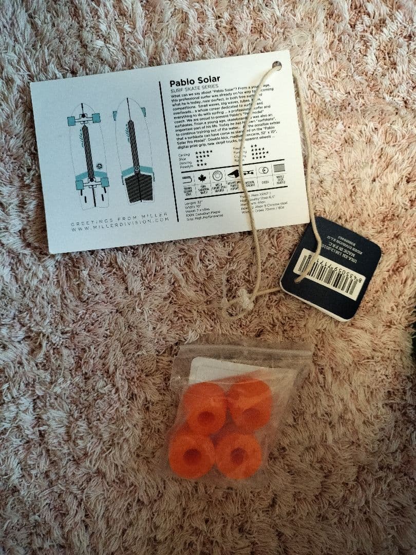 miller サーフスケート ホワイト/ブルー