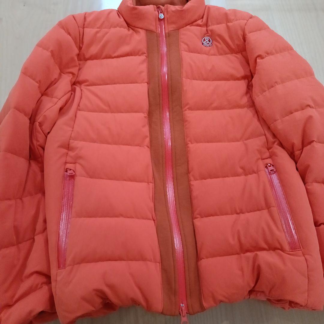 アンパスィ　and per se 　オレンジ　メンズダウンジャケット M　ゴルフ