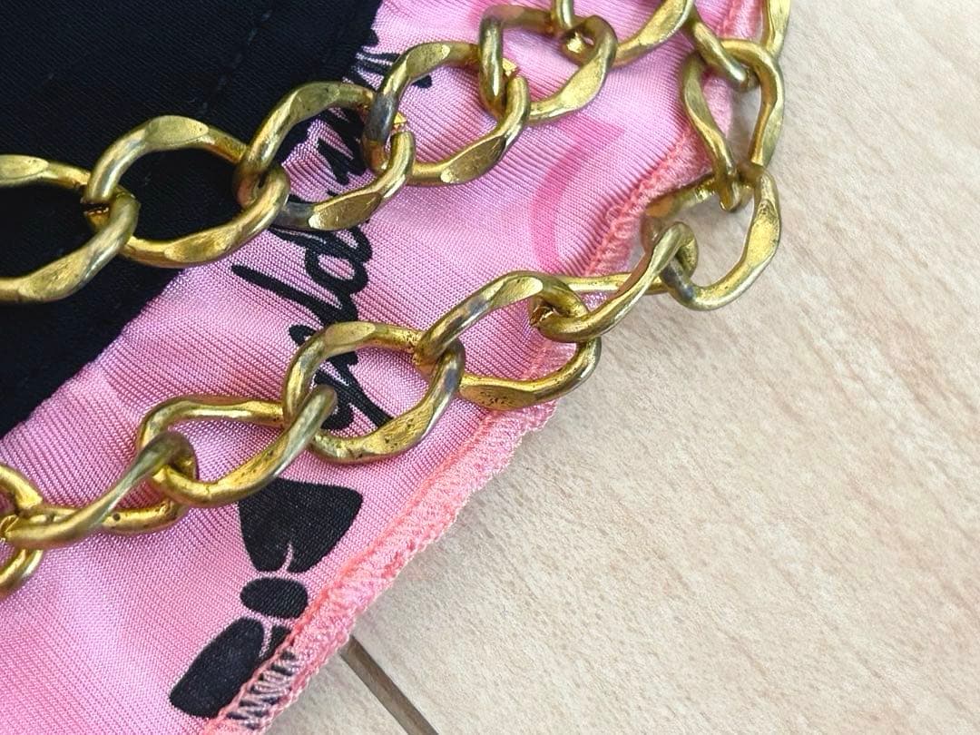 GOLDS×日菜あこコラボ♡オリジナルロゴハートリボン柄♡ゆるピタ♡キャミワンピ