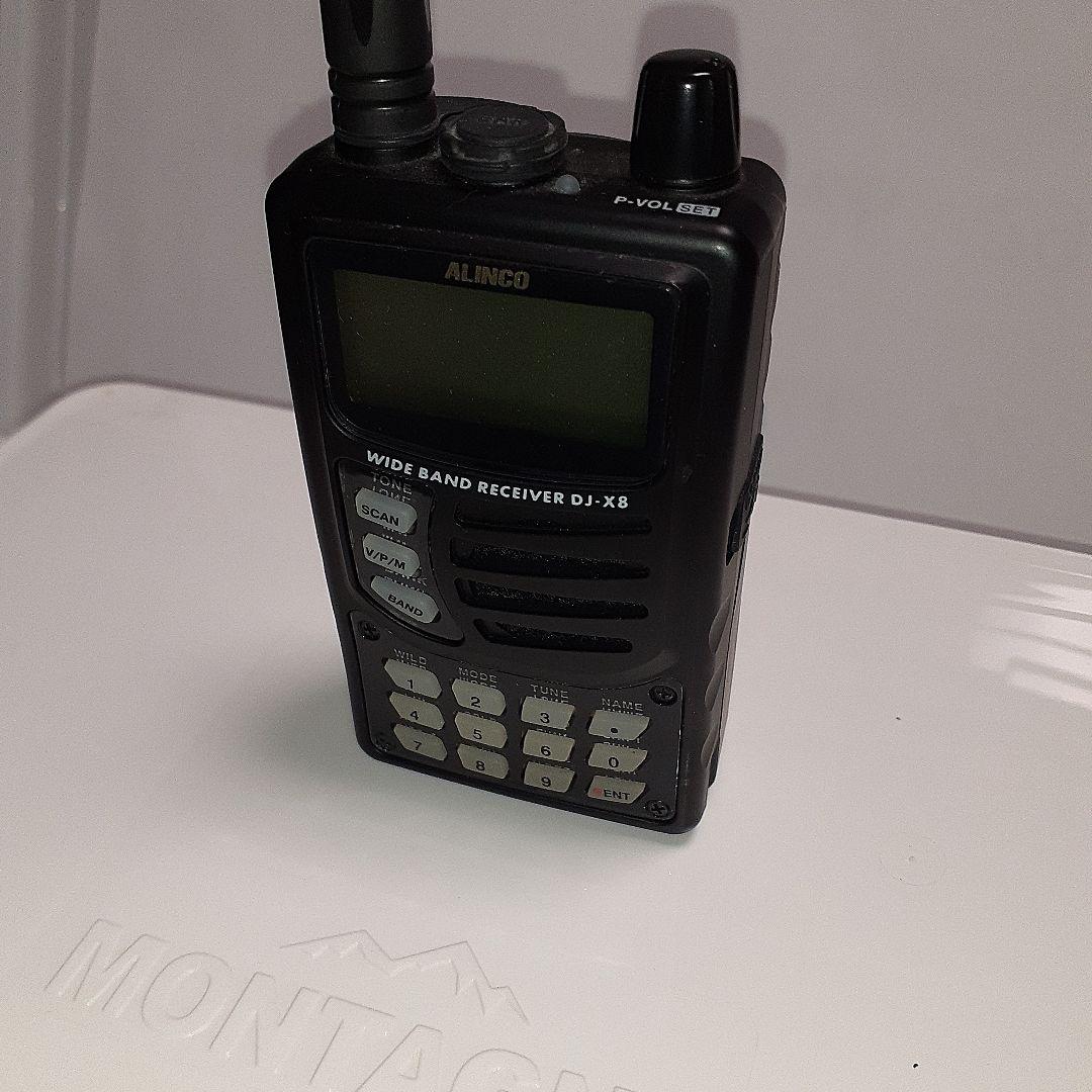 ALINCO DJ-X8 ワイドバンド受信機+別売アクセサリーセット超美品です！