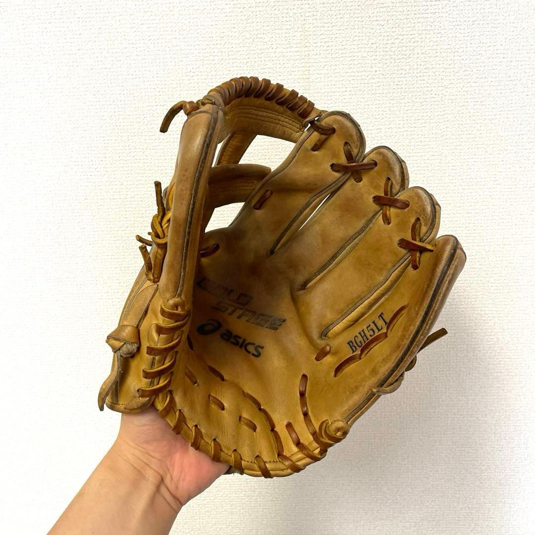 454 アシックス ゴールドステージ 即戦力 硬式 サード用 グローブ