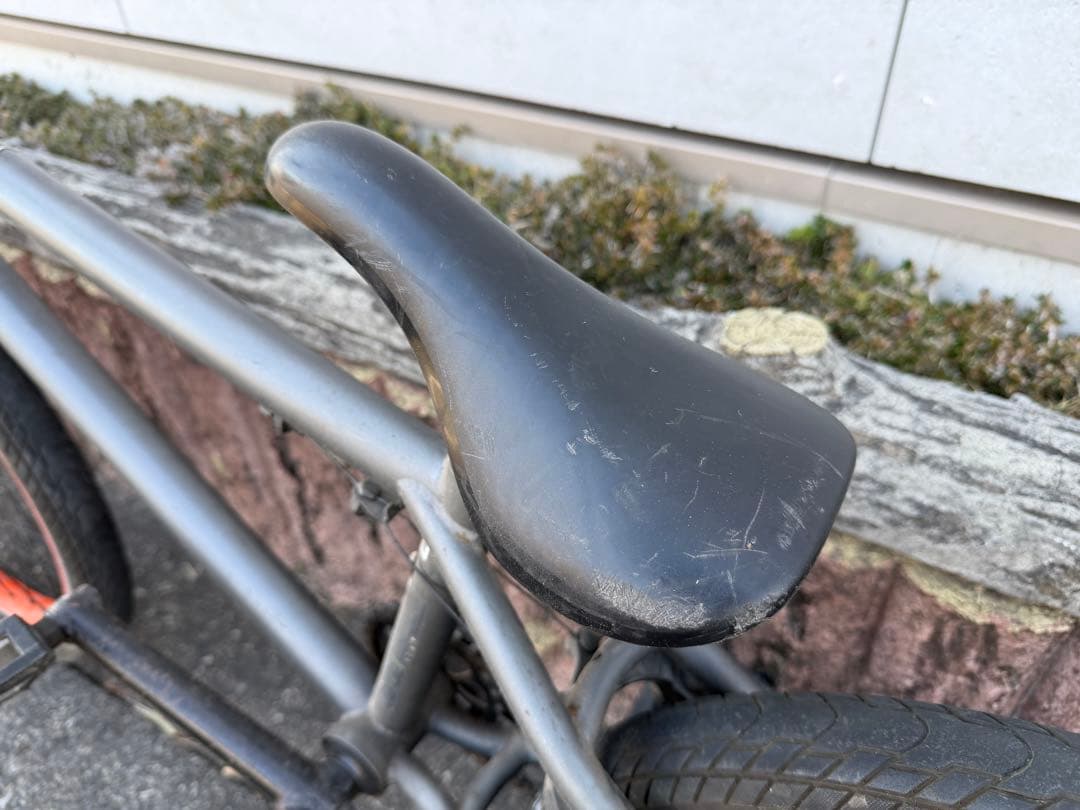 ORANGE BMX 自転車 トリック ペグ付き