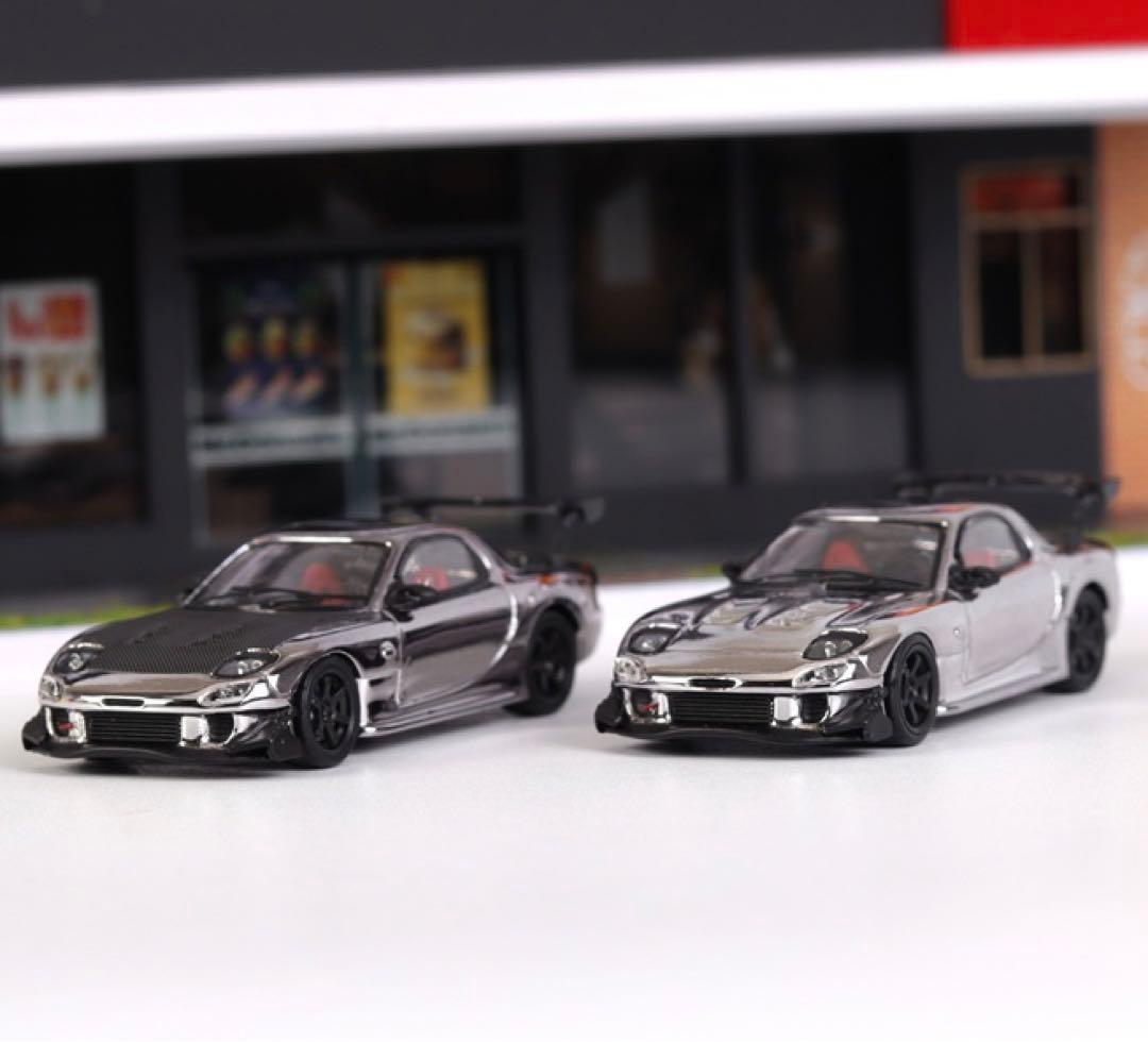 Master 1/64 マツダ RX7 FD RE雨宮 光沢 カーボンファイバー